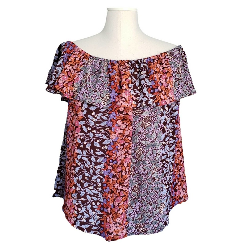 Anthropologie Maeve Vallita Off The Shoulder Top